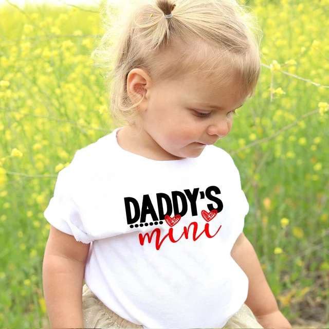 Daddy's Mini Shirt Girls father's day 