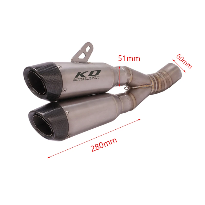 60Mm Ganda Outlet Saringan untuk Ducati Diavel 1200 Pipa Knalpot Motor  Titanium Melarikan Diri Tidak DB Pembunuh Slip On sistem Asli|Knalpot \u0026  Sistem Pembuangan| - AliExpress