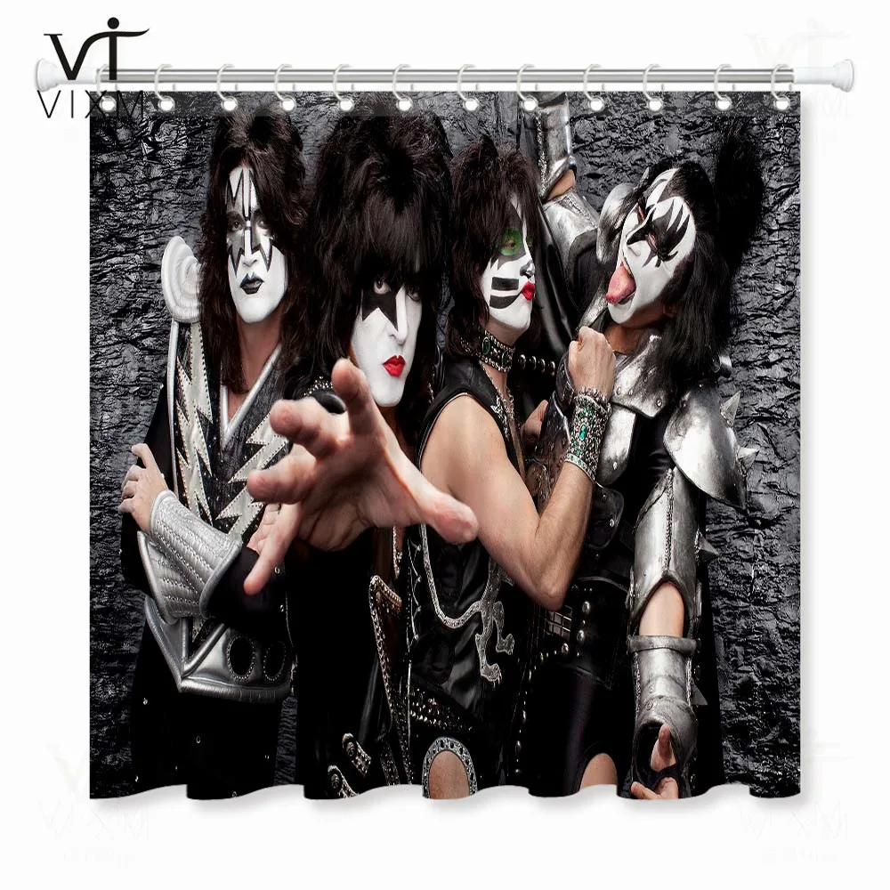 Rocks Kiss Group дизайн занавеска для душа мода эко-свободно плесени-устойчивая ткань занавески s ванная комната купальный Декор - Цвет: 73466