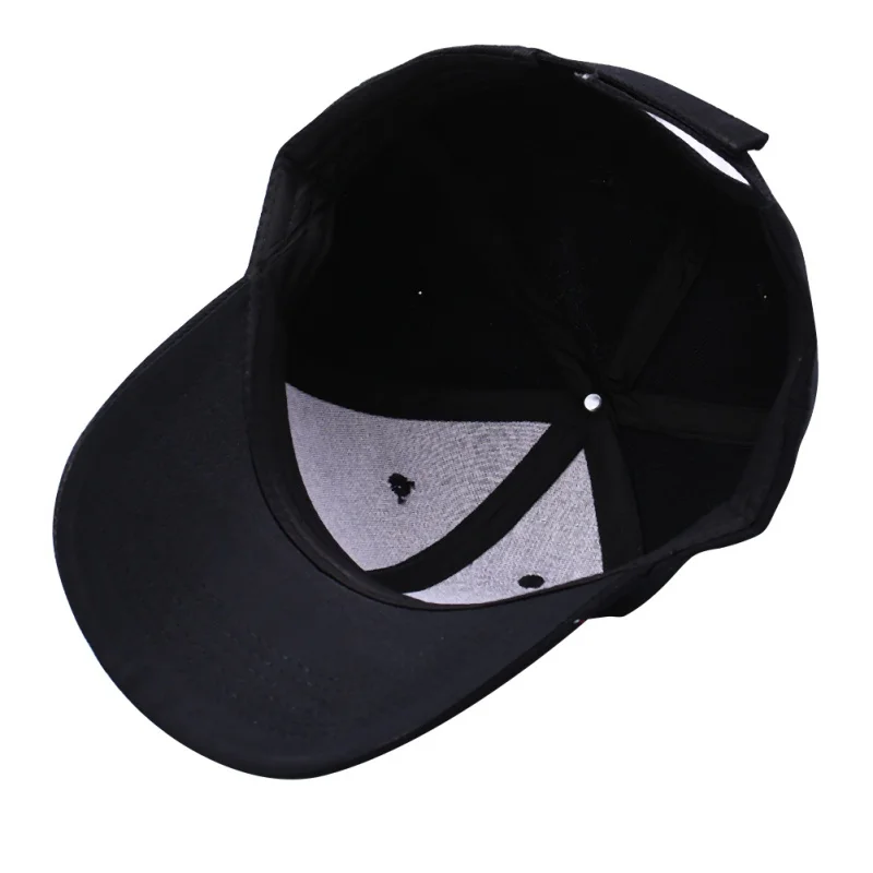 Summer Sunshade Baseball Cap for Men Women Plain Unisex Curved Visor Hat Hip-Hop Adjustable Peaked Solid Color