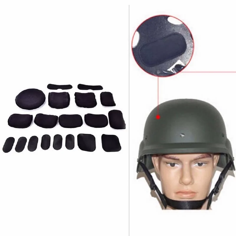 Hywell Fma Casque tactique Coussinets de protection Coussinets de  remplacement Set Coussinets en mousse à mémoire de forme pour Airsoft  Hunting Cp Fast Mich Accessoires de casque