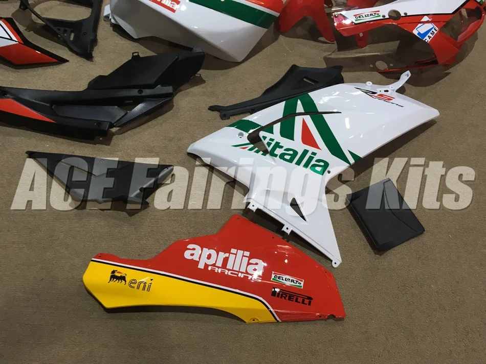Топ литья под давлением обтекатель комплект подходит для Aprilia RS125 06 07 08 09 10 11 RS4 RSV 125 2006 2009 2011 Обтекатели набор на заказ 3 Лидер продаж