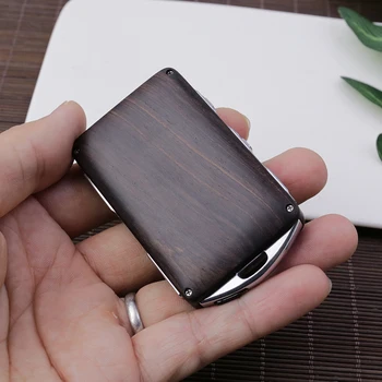 

Keyless Entry Remote Control Refit Wooden Car Key Fob Shell Replacement for Volvo 2015-2018 XC90 S90 V90 2018 XC60 (case only)