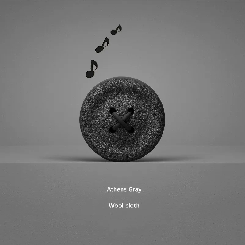 

[Athens Gray]Button Portable Bluetooth Speaker Outdoor Waterproof Mini-easy Subwoofer Multi-function Plug-in Small Speaker