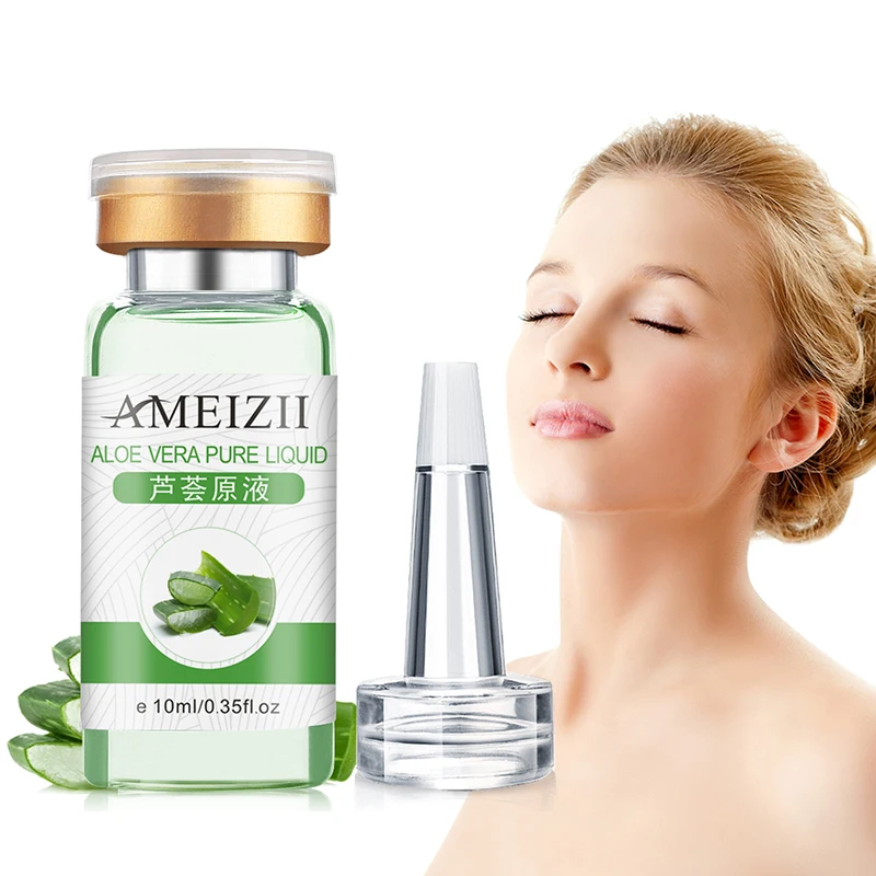 

1 Pc Aloe Vera Pure Hyaluronic Acid Essence Moisturizer Moist Oil Control Face Serum Anti Wrinkle Liquid Face Care Tool TSLM2