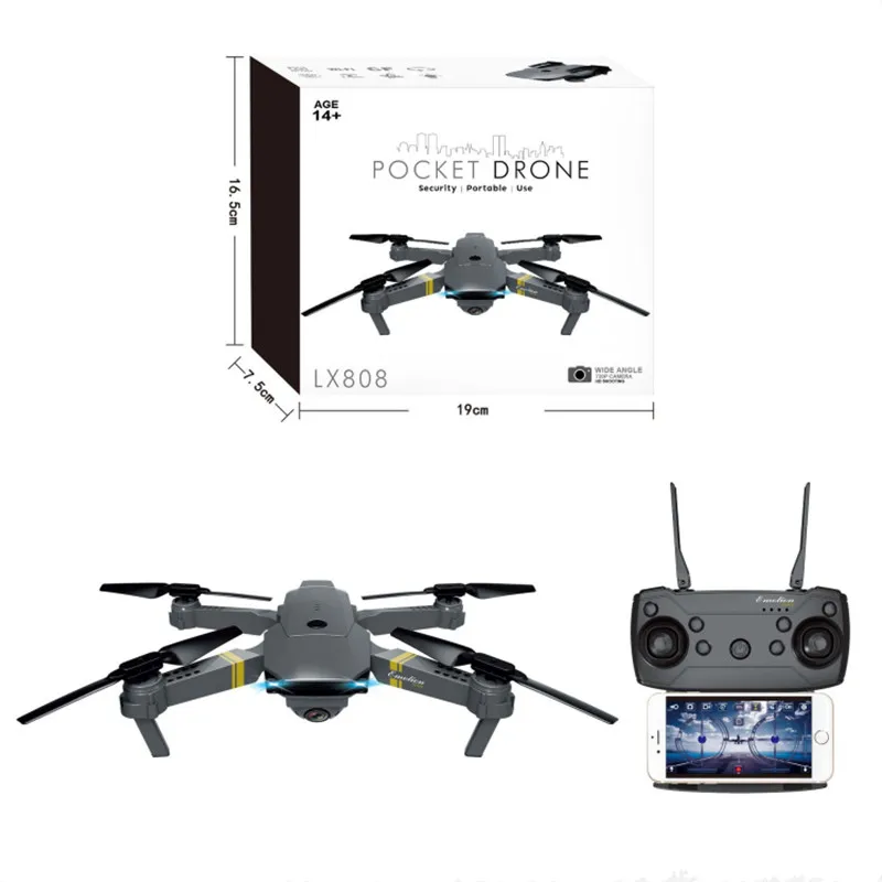 720P x 1 Battery DDG Дрон с wifi w/480 P 720P 1080P широкополосная Складная HD камера с режимом удержания 2,4G 4CH Складная рукоятка RC Дрон вертолет - Цвет: 720P x 1 Battery