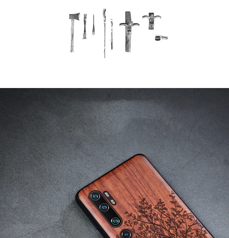 Новинка, чехол для Xiaomi Mi CC9 Pro, тонкая деревянная задняя крышка, TPU бампер, чехол на Xiaomi Mi CC9 Pro, чехол для телефона s