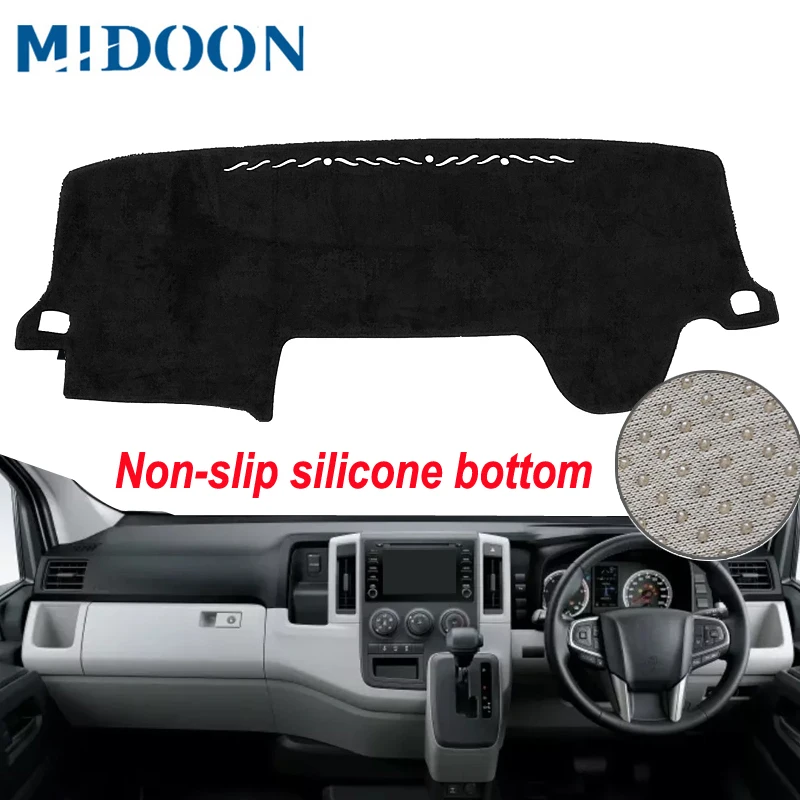 MIDOON RHD крышка приборной панели автомобиля коврик накидка противотуманные фары