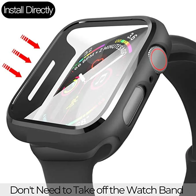 Защитная пленка для Apple Watch, чехол серии 4/5, 44 мм, 40 мм, защита от царапин, чехол для iWatch 4