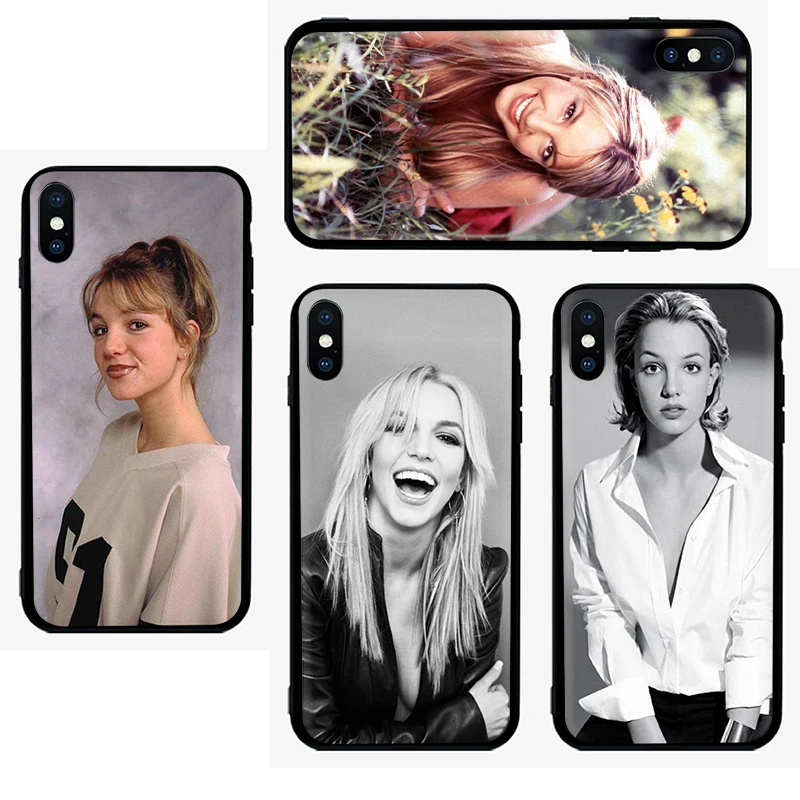 EWAU Britney spares силиконовый чехол для телефона iPhone 5 5S SE 6 6s 7 8 Plus X XR XS Max