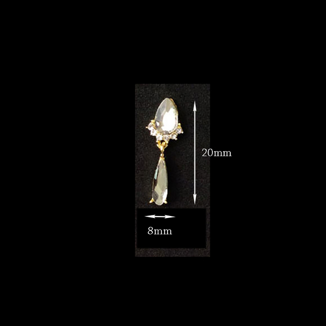 New Design Nail Art Pendants Charms Tassels AB Butterfly Magic Crown Diamonds Luxury Christ Angel Nail Dangle Ornaments 3D