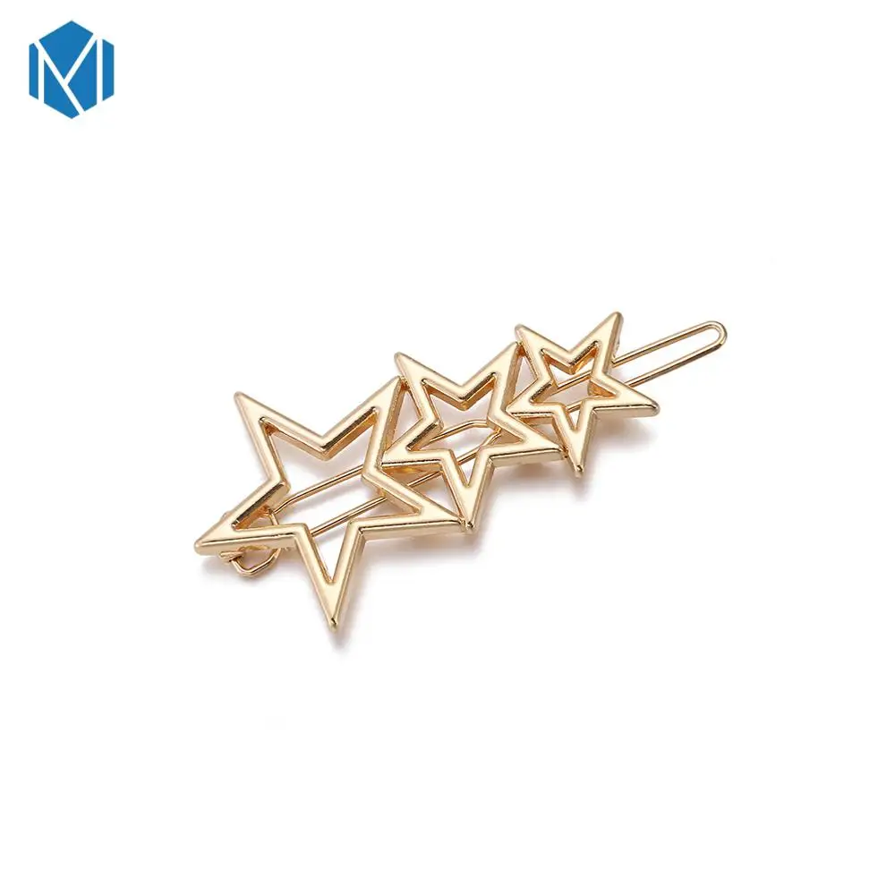 M MISM Star заколки для волос для женщин, модные милые имитирующие заколки в Корейском стиле, металлические заколки для волос из сплава, аксессуары для волос для девочек - Цвет: H