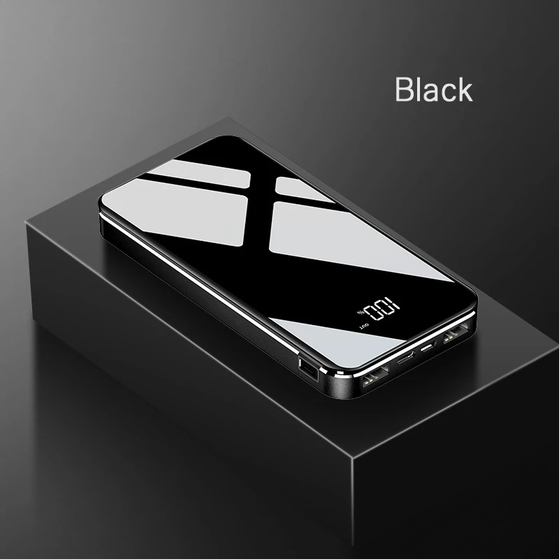 SOODOO 10000 мАч Внешний аккумулятор для iPhone samsung huawei type C PD Быстрая зарядка+ быстрая зарядка 3,0 USB внешний аккумулятор