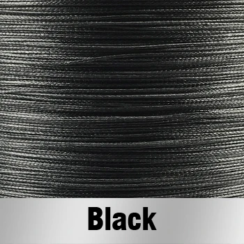 Black 4 Strands 8 Strands 300M 500M 1000M JOF PE 9 Colors Braid Fishing Line Weave Superior Extreme Strong SuperPower - Цвет: Black