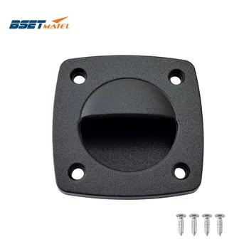 

Black Nylon Recessed Flush Sliding Door Handle Pull Square Hatch Pull Handle Motorboat Marine Boat Yacht Cabin Accesories