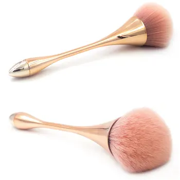 

Large Rose Gold Foundation Powder Blush Brush Cosmetic Soft Face Makeup Face Brush Professional Make Up Brush Beauty Tool TXTB1