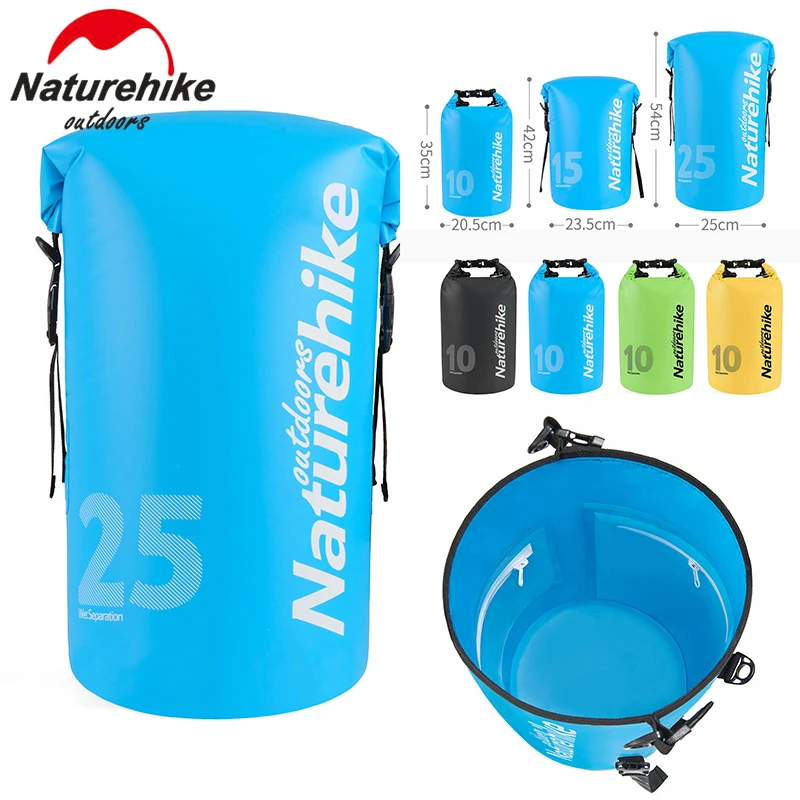 

Waterproof Dry Bag Canoe Kayak Boating Camping Swimming Floating Sack 10/15/25L Durable High elastic material