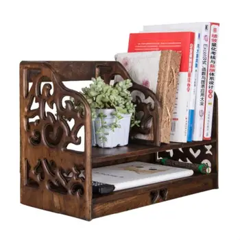 

Solid Wood Desktop Restoring Ancient Ways To Receive A Simple Rack Shelf Desk Bookcase Bookshelf Wooden Office Files