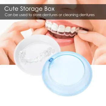 

Portable Rotating Tooth Storage Box Dental Correction Holder Box Cute Storage Box Organizer