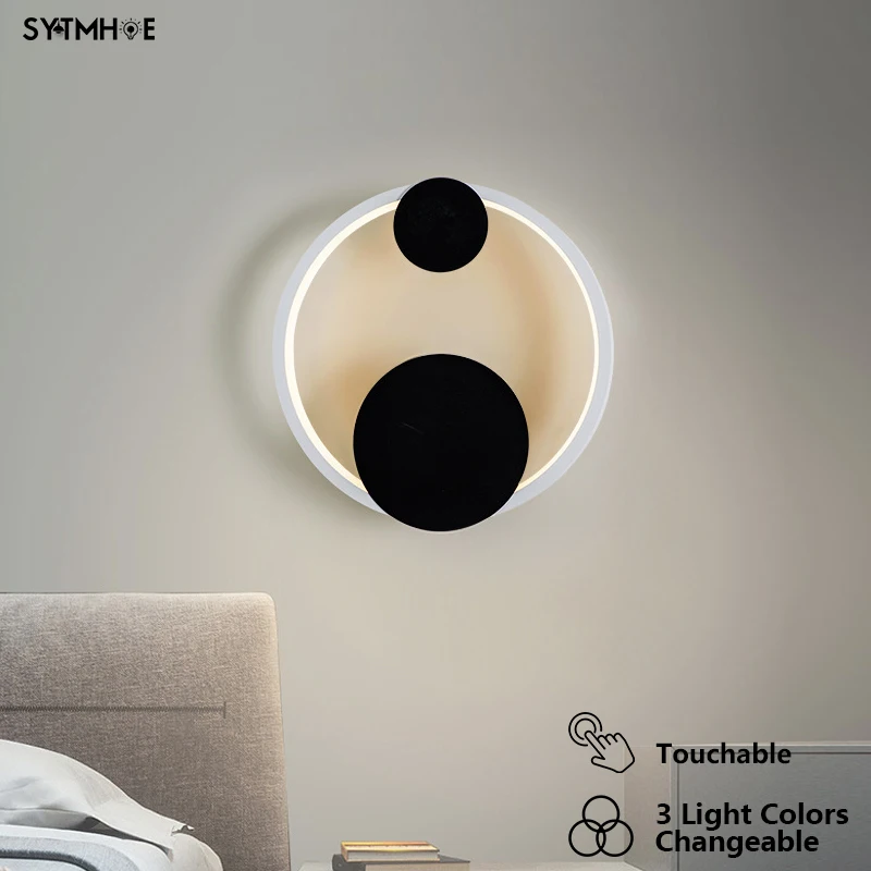 Indoor Nordic Touch Wall Lights For Living Room Modern Led Wall Lamp