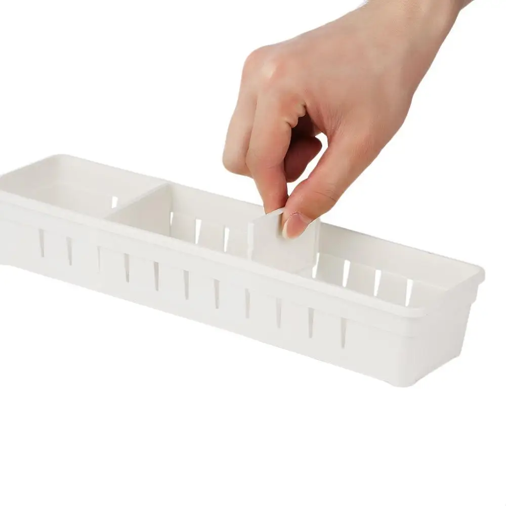 Adjustable Drawer Organizer Home Kitchen Storage Board Divider Makeup Tableware Storage Box Office Home Organizer Supplies
