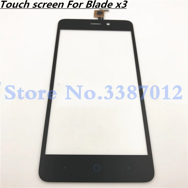 

5.0'' Replacement High Quality For ZTE Blade X3 D2 T620 A452 Touch Screen Digitizer Sensor Outer Glass Lens Panel