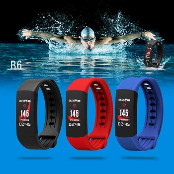 

Bluetooth 4.0 Sports Smart Wristband Men Wristwatch Health Monitor Heart Rate Monitor Swimming Fitness Wristband For IOS Android