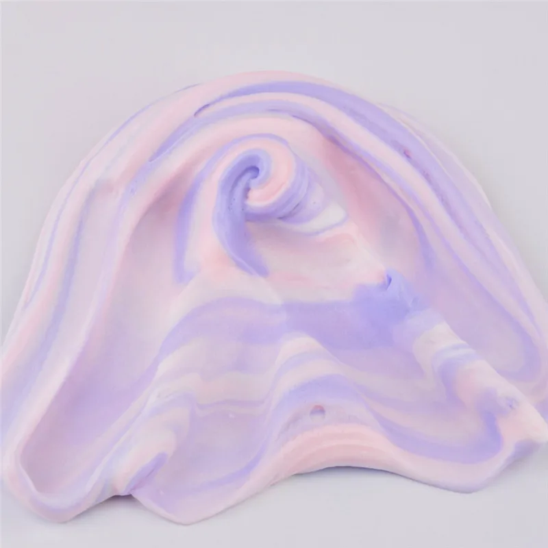 slime additives Fluffy Cloud Slime Scented Therapeutic Putty Cotton Candy Slime Supplies Stress zabawki dla dzieci  #4AA14 (31)