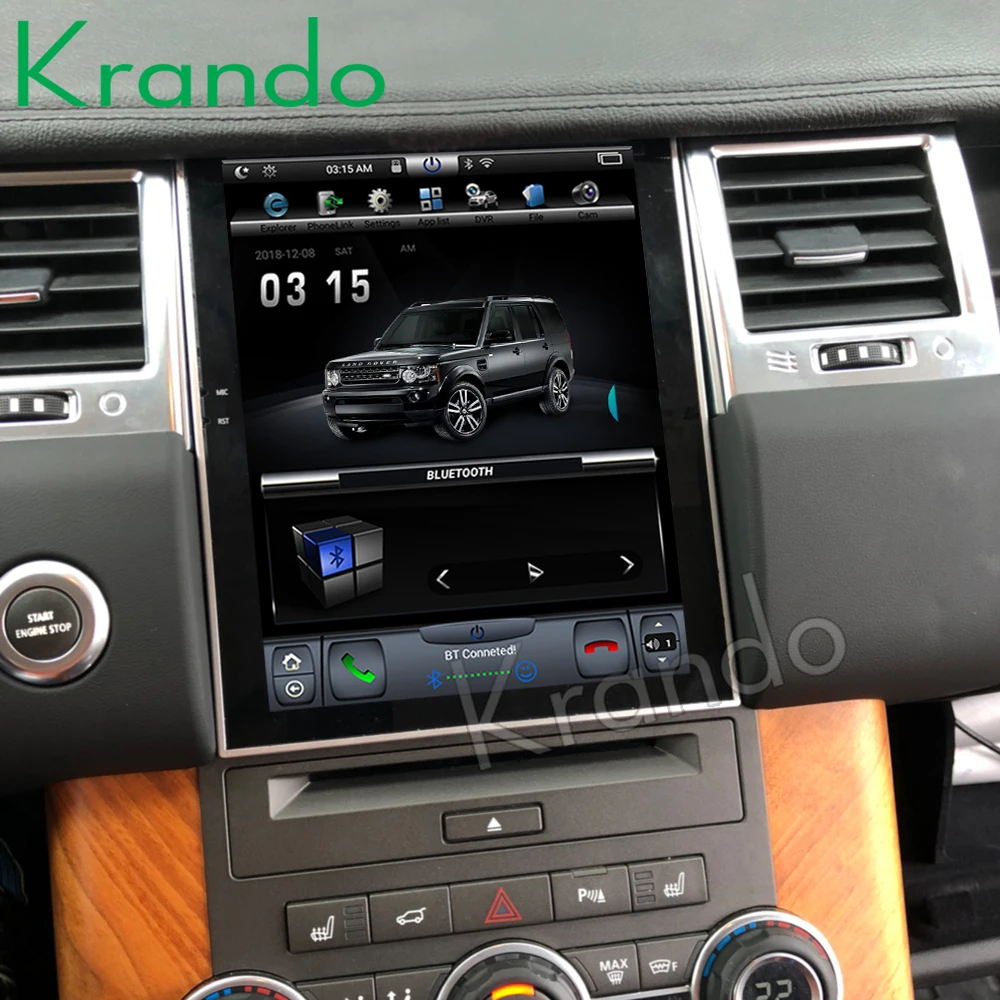 Krando автомобильное радио Android 9 0 4 + 64 Гб 10 &quotTesla вертикальный сенсорный экран плеер