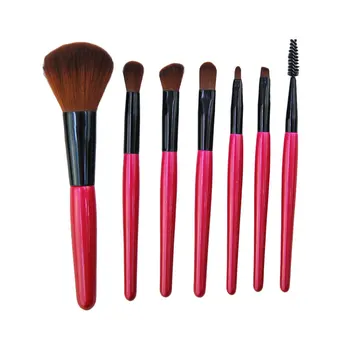 

7PCS Makeup Brushes Set Powder Foundation Eyeshadow Eyeliner Lip Brush Tool Highlighter Solid Lady Beauty New