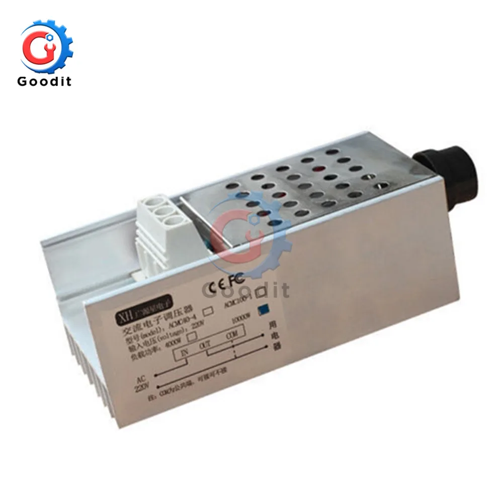 

10000W 25A Speed Controller High Power SCR Voltage Regulator Dimmer Switch Speed Temperature Control Thermostat AC 110V 220V
