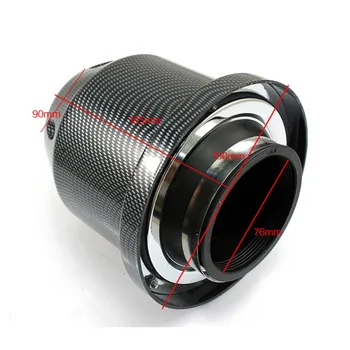 

76MM Caliber Car Air Filter Hard Plastic Intake Modified Filtering Exhaust Gas Mini Mushroom Head Shaped Car Accessories