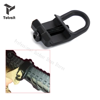 

TOtrait Tactical Sling Swivel Hook Mount Adapter Quick Detach RSA GBB Buckle Plate Rifle For 20mm Picatinny Weaver Rail Hunting