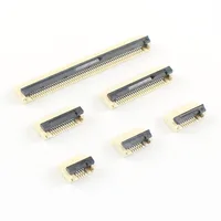 FPC FFC 0.5mm Pitch Cable Connector Flip Flat Bottom Contact 4/8/10/12/16/20/24/30/32/34/40/45/50/54/55 Pins 3