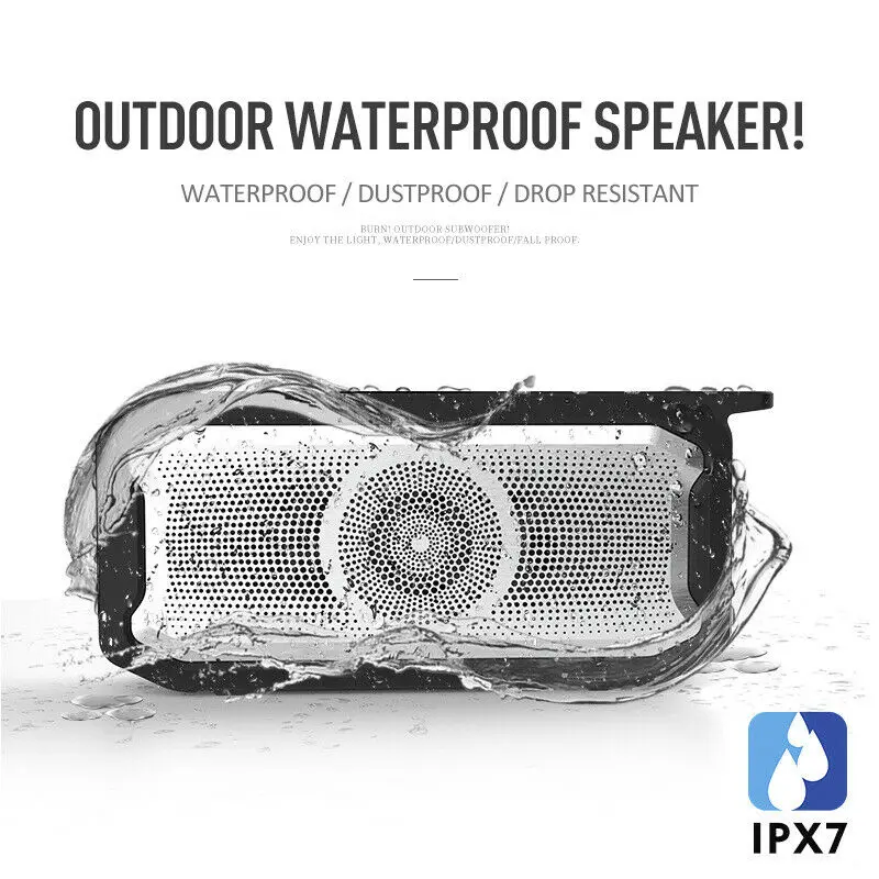 Горячая 3c-портативный 5,0 Bluetooth динамик IPX7 водонепроницаемый TWS супер бас Bluetooth динамик