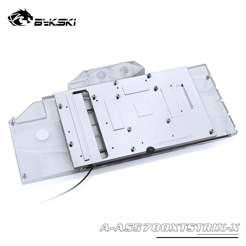 Bykski Water Block use for ASUS ROG STRIX RX5700XT O8G GAMING / Full Cover Copper Radiator Block /