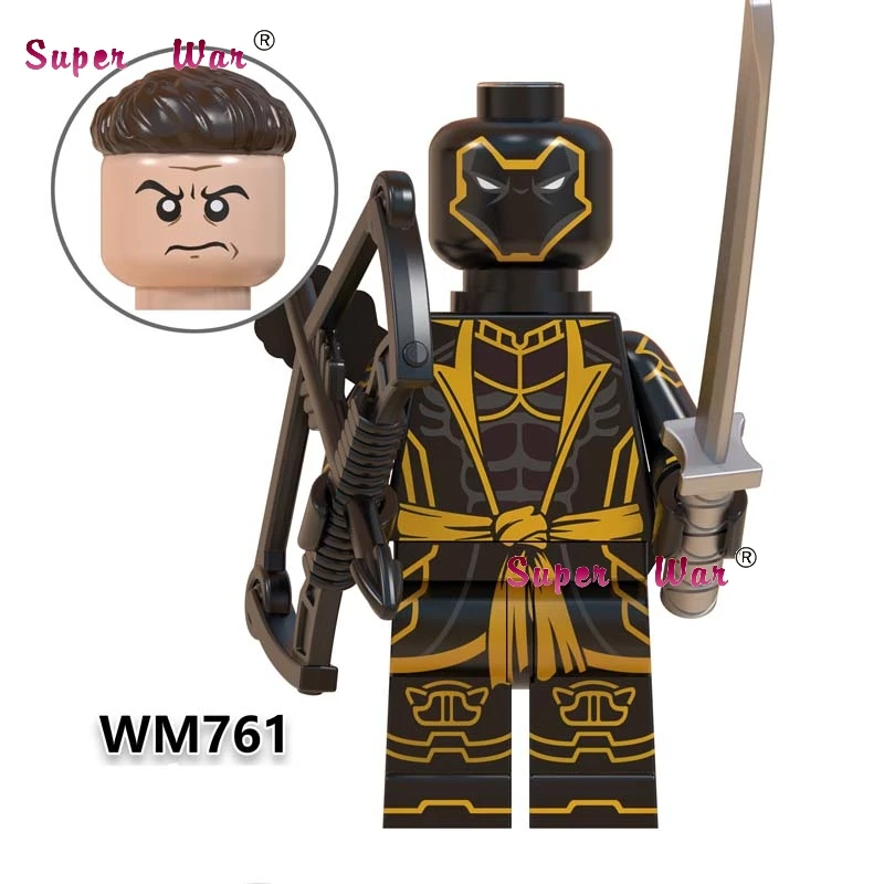 50pcs Avengers Endgame Iron Man Captain America IronMan Thor Pepper hawkeye Thanos MK85 Wasp building block for children toys - Color: WM761