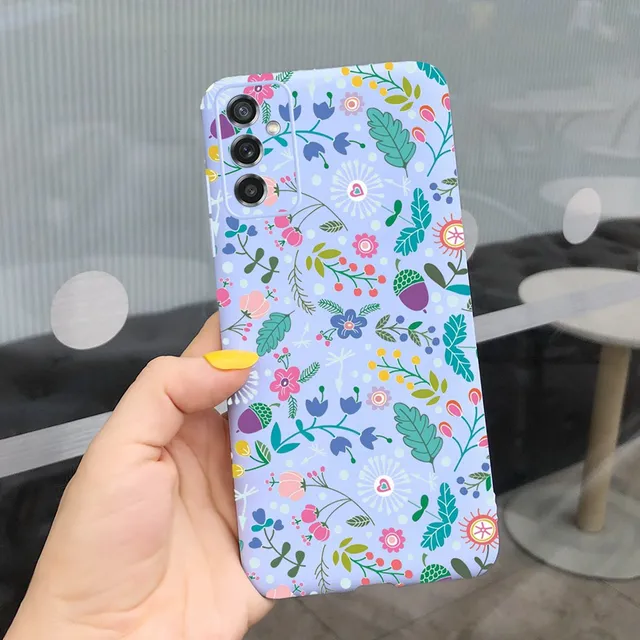 For Samsung M52 5G Case Galaxy A52s Soft Silicone Stylish Flower
