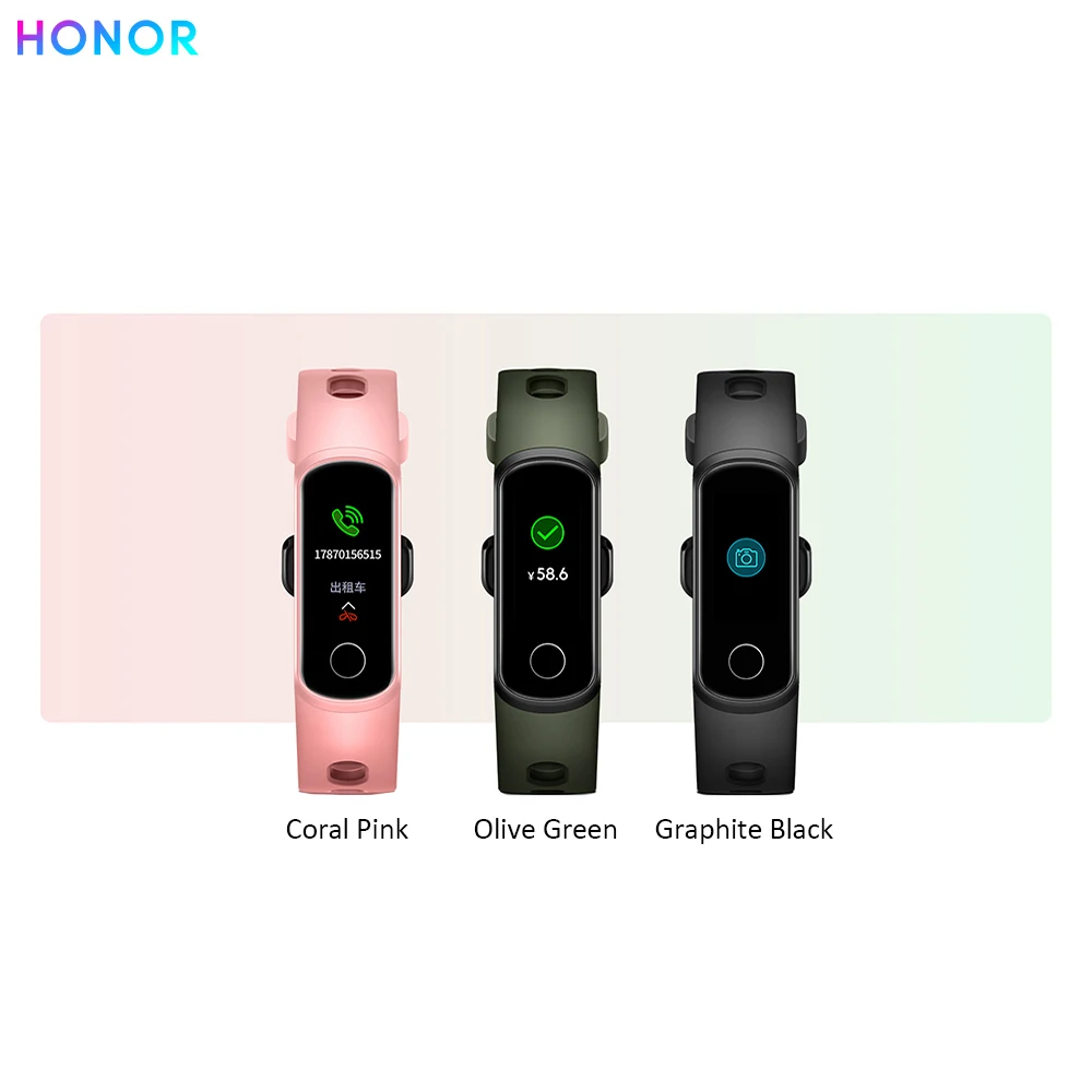 Смарт-браслет huawei Honor Band 5i, Оксиметр, сенсорный экран, волшебный цвет, для плавания, для обнаружения сердечного ритма, сна, сна, Honor Band 5i