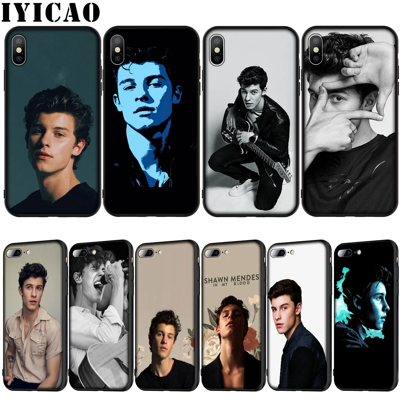 IYICAO Shawn mendes poster Soft Silicone Cover Case for iPhone 12 Mini XR X XS 11 Pro Max 10 6 6S 7 8 Plus 5S SE Phone | Мобильные