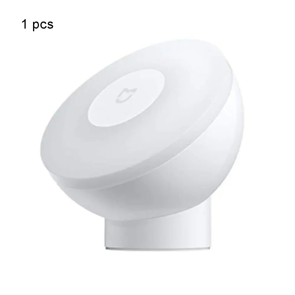 1pcs MIJIA индукционный ночной Светильник второго поколения, бытовой индукционный Ночной светильник, просо, бытовой светодиодный ночной индукционный светильник гирлянда светильник ночник люстра - Испускаемый цвет: 1pcs