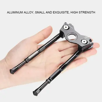 

Bike Kickstand Aluminum Alloy Double Legs Adjustable Height Parking Rack