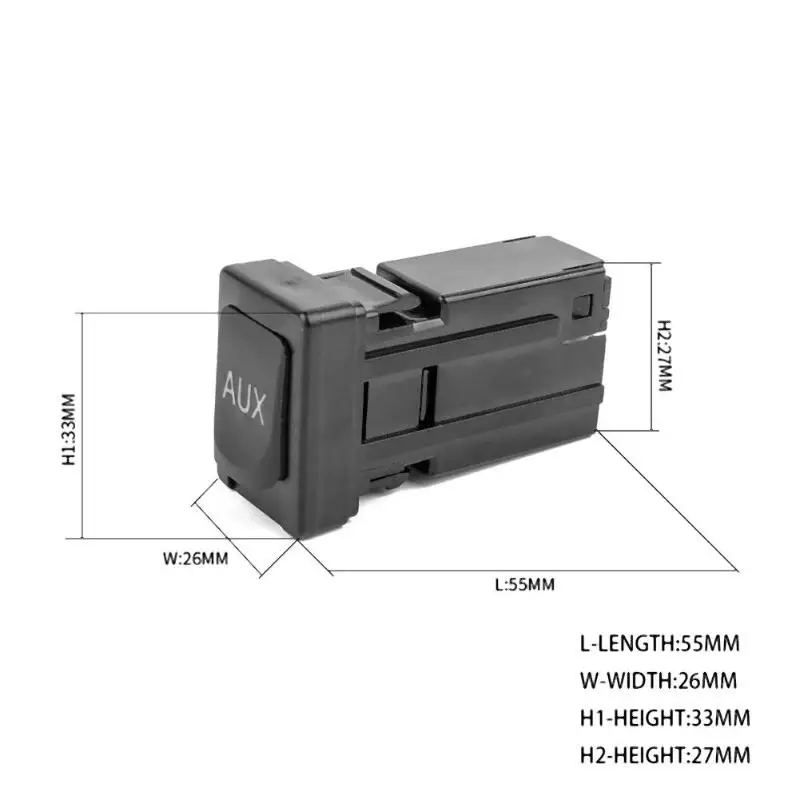Черный AUX стерео адаптер для Toyota Highlander 2010 Corolla 2009-2013 TACOMA 2009-2012 SEQUOIA 2008-2013 RAV4 2009-2011