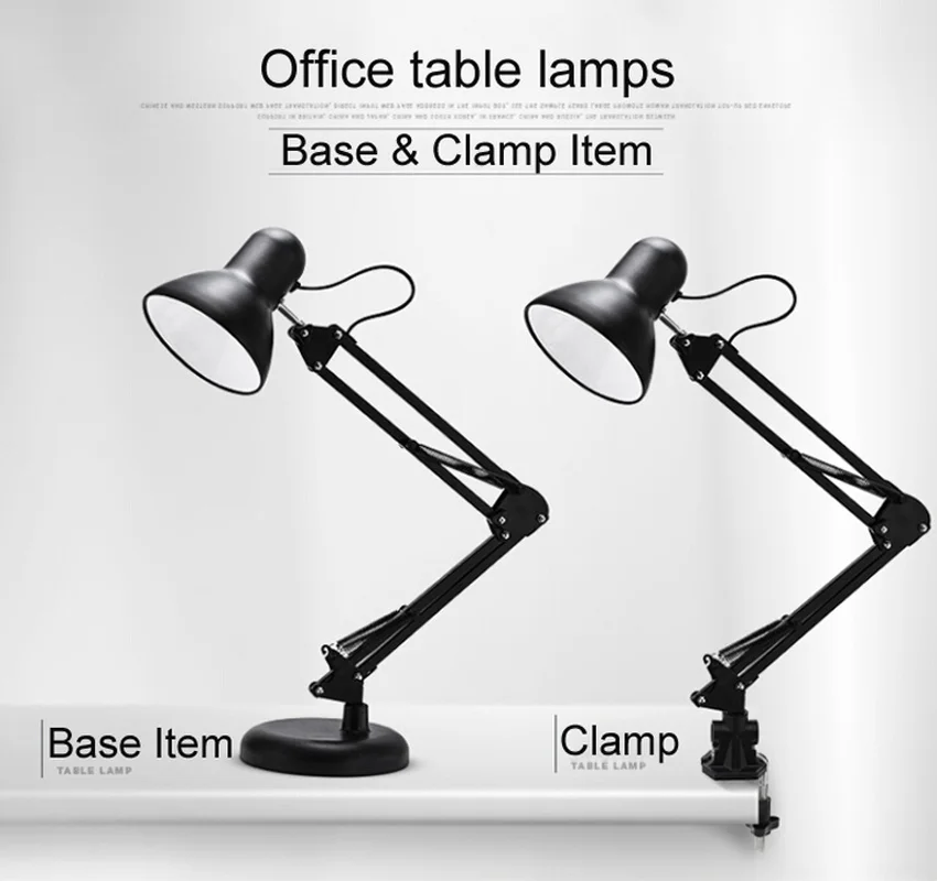 

Folding Mini Table Light Portable Reading Book Clip Light Office Light