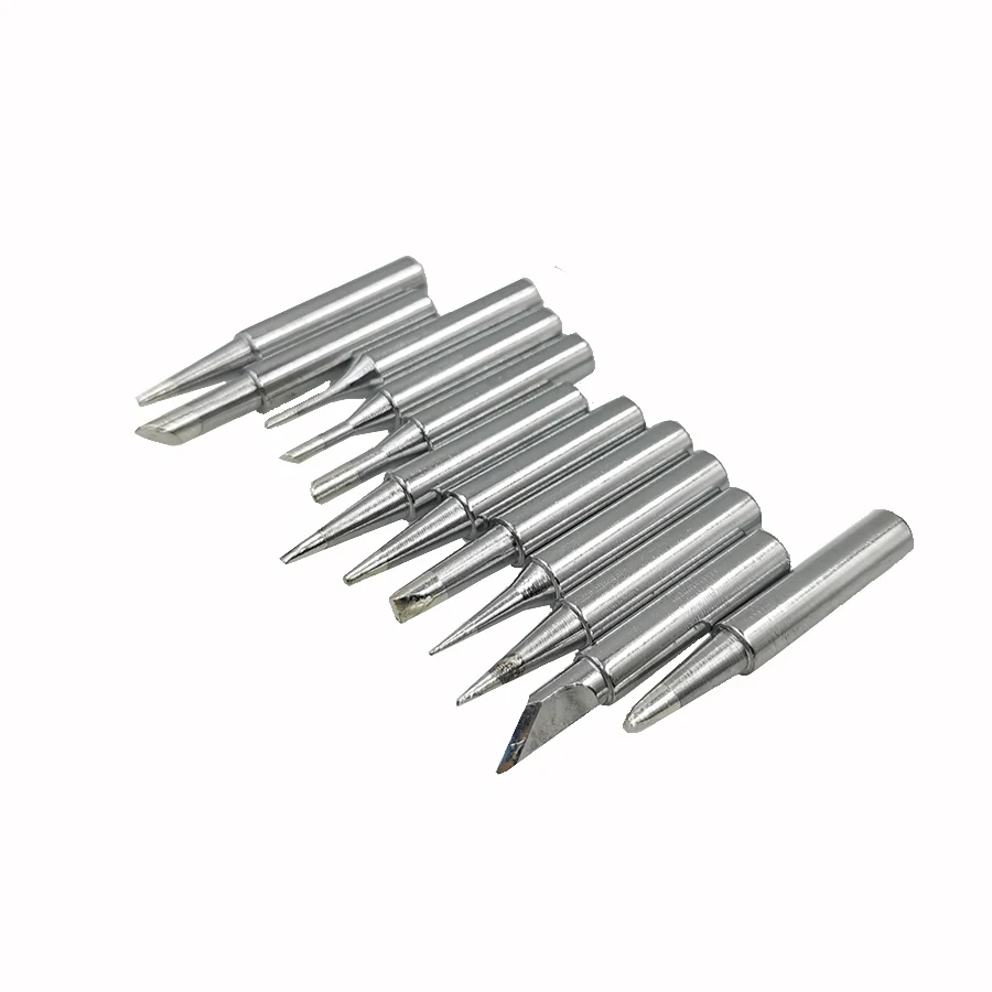 

Lead-free soldering solder Iron tips tip 900M-T for hakko 933.376.907.913.951,898D,852D+ 852D soldering rework station 10PCS/SET