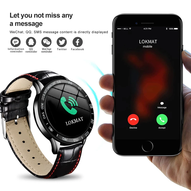 LIGE, Новые смарт-часы для мужчин, фитнес, умный Браслет, IP67, пульсометр, измеритель артериального давления, шагомер, водонепроницаемый, для Android ios