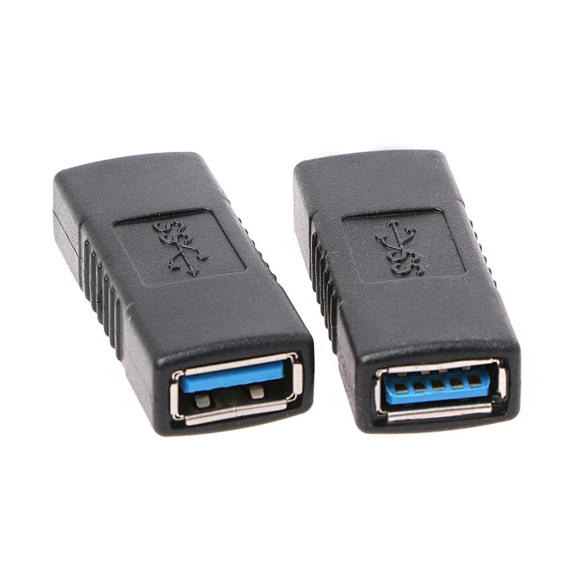 

2Pcs Usb 3.0 Type A Female To Female Adapter Coupler Gender Changer Connector
