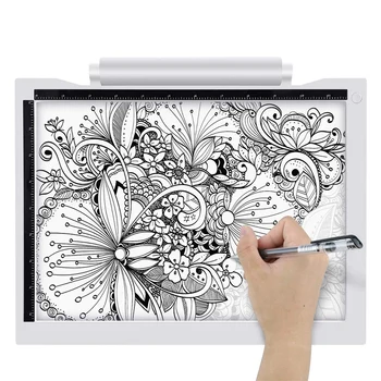 

HOT-Light Box Drawing A4 Tracing Board Multi-Function Copying Station Battery-Powered USB Powered Copy Board