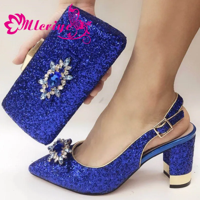 

Latest Women Shoe and Bag Set In Italy Shoes and Bag Set African Wedding Italian Shoe and Bag Sets Decorate High Heel Sandals