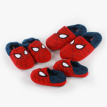 

Avenger slipper Kids Slippers For Children Cartoon Spiderman Shoes for Kids Boys Spider-Man Non-slip Toddler Slipper Warm House